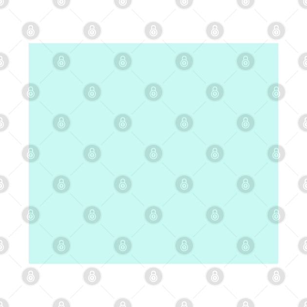 Pastel Aqua Blue Plain Solid Color by squeakyricardo