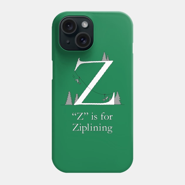 Z is for Ziplining Phone Case by TheWanderingFools