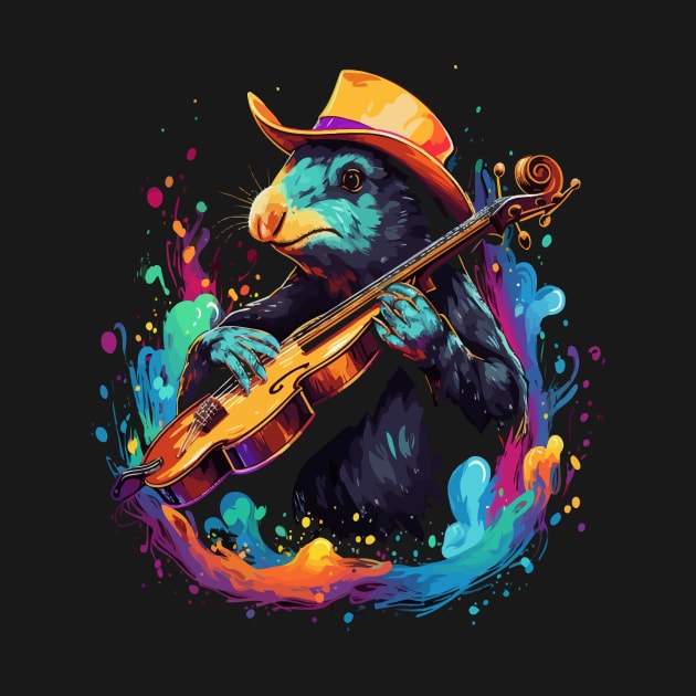 Platypus Playing Violin by JH Mart