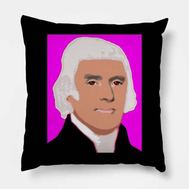 thomas jefferson Pillow by oryan80