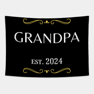 grandpa to be - grandpa est 2024 Tapestry