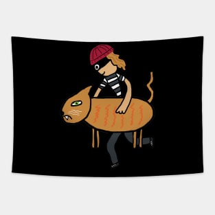 Cat Burglar Tapestry