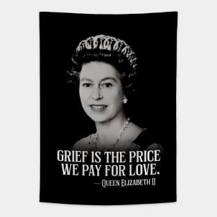 Queen Elizabeth II Quote Tapestry