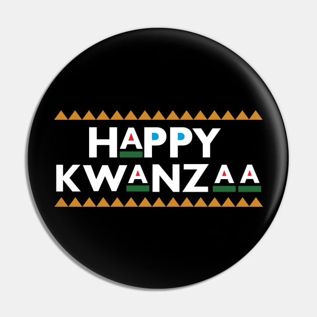 Happy Kwanzaa 90s Retro Pin by blackartmattersshop