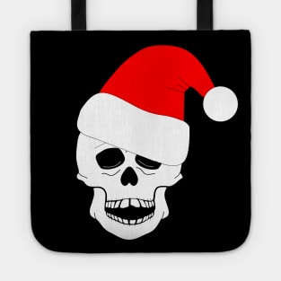 SKULL Christmas Hat. Tote