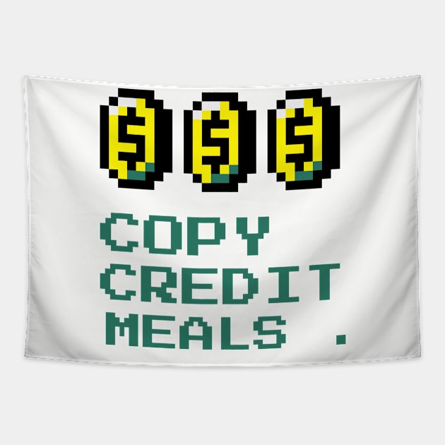 Copy, Credit, Meals. Tapestry by Night Shoot Designs