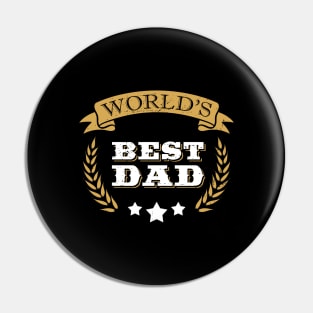 Worlds best father gift for dad sayings Pin