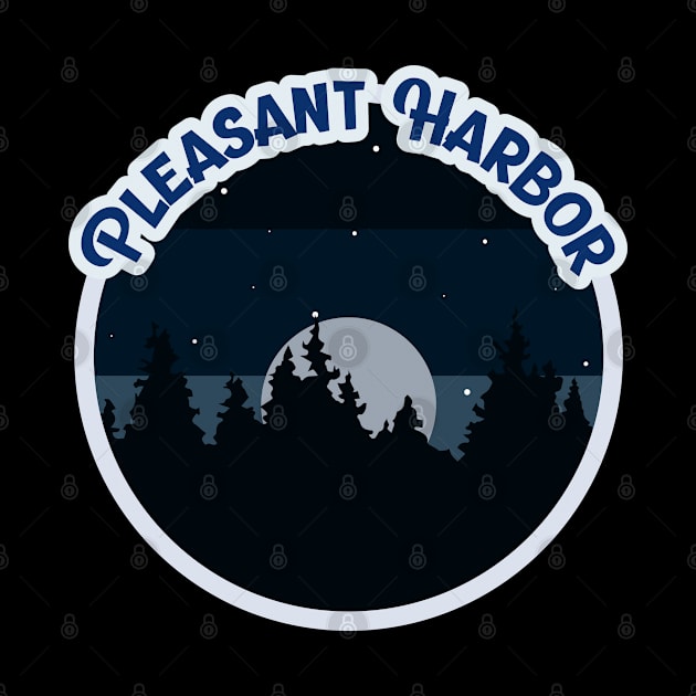 Pleasant Harbor Campground Campground Camping Hiking and Backpacking through National Parks, Lakes, Campfires and Outdoors of Washington by AbsurdStore