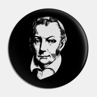 Aaron Burr Black and White Pin