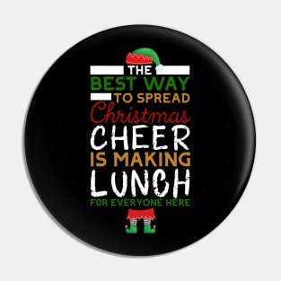 Spread Christmas Cheer Lunch Pin