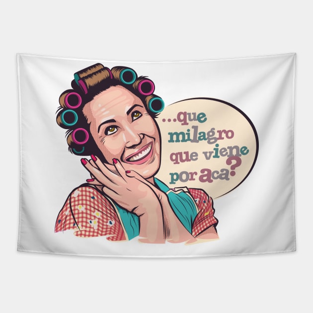 Doña Florinda Tapestry by Sauher