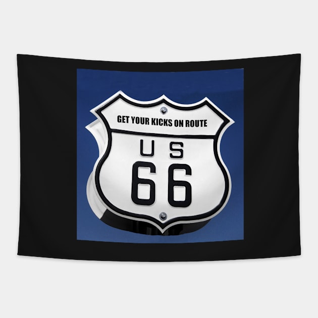 Get your kicks on route 66 Tapestry by dltphoto