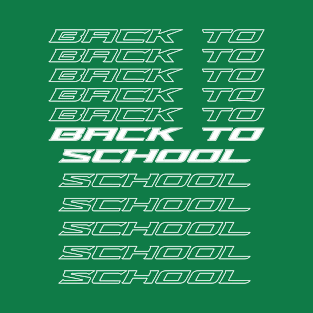 Back to School | Modern Typographic Vibe T-Shirt