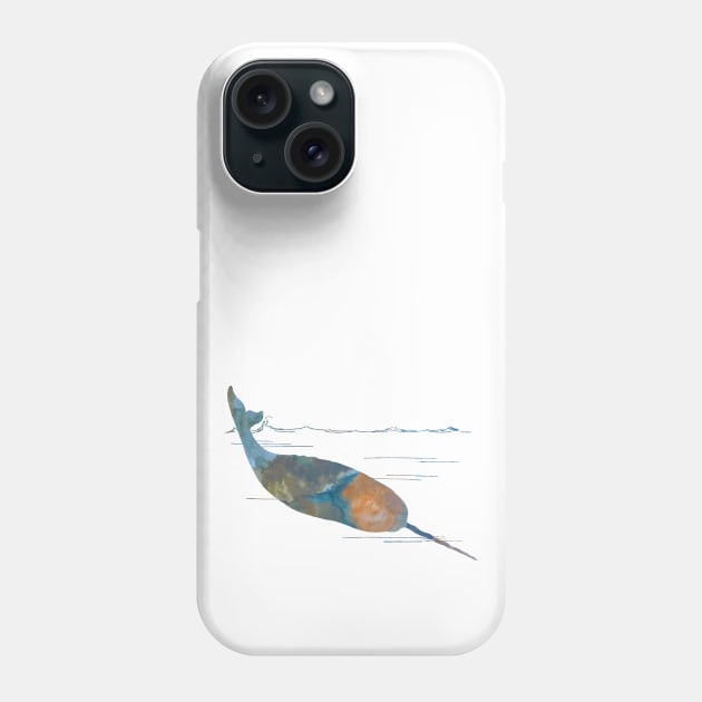 Narwhal Phone Case by BittenByErmines