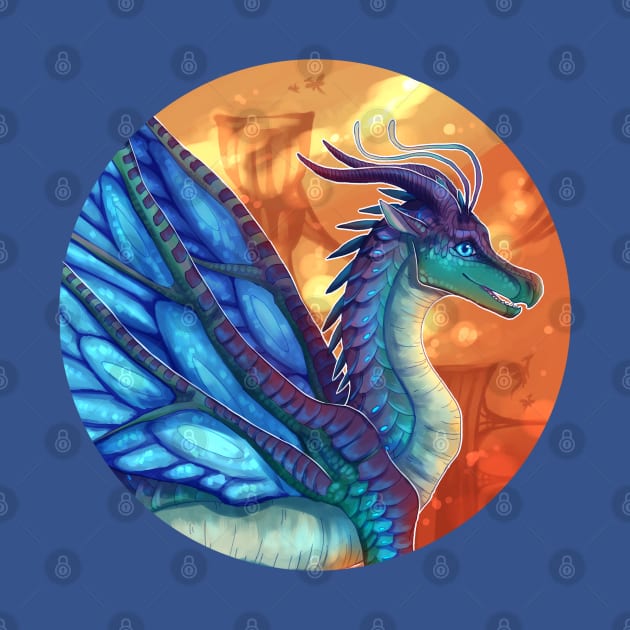 Wings of Fire - Blue by Biohazardia