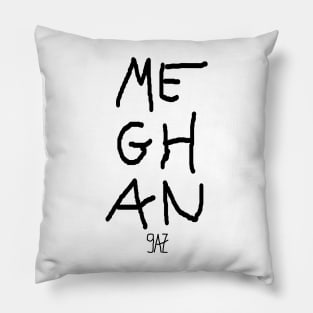 Name Meghan by 9AZ Pillow