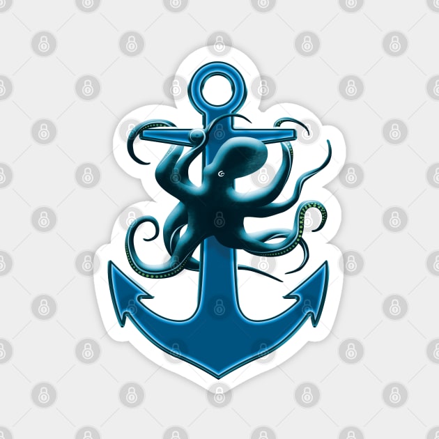 Anchor and octopus Magnet by TMBTM