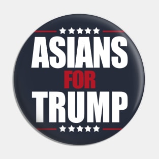 ASIANS FOR TRUMP 2020 Pin