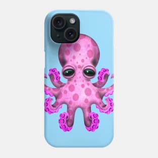 Cute Pink Baby Octopus Phone Case