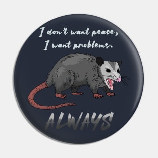 peace possum Pin