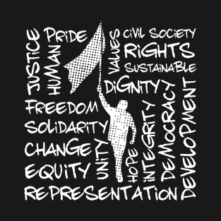 Civil Rights Activist Theme T-Shirt