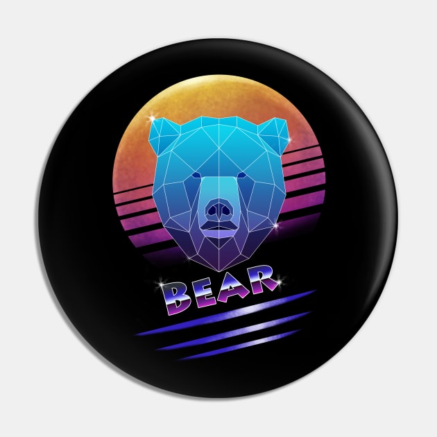 Cyberpunk Bear Pin by Jay Diloy