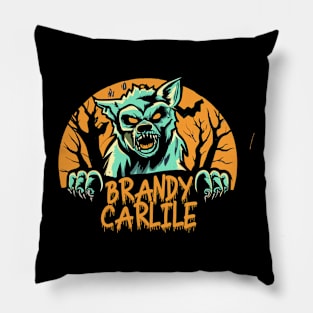 Brandi Carlile Werewolf Halloween Pillow