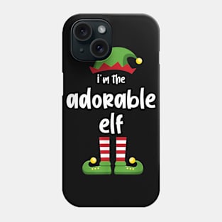 I'm The Adorable Elf Family Matching Christmas Pajama Gifts Phone Case