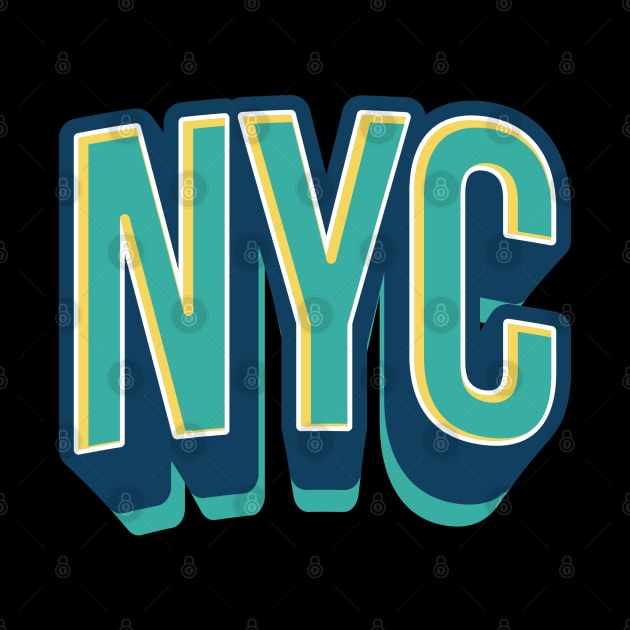 New York City Typography by syahrilution