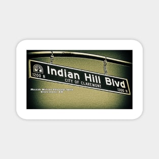 Indian Hill Boulevard, Claremont, California by Mistah Wilson Magnet