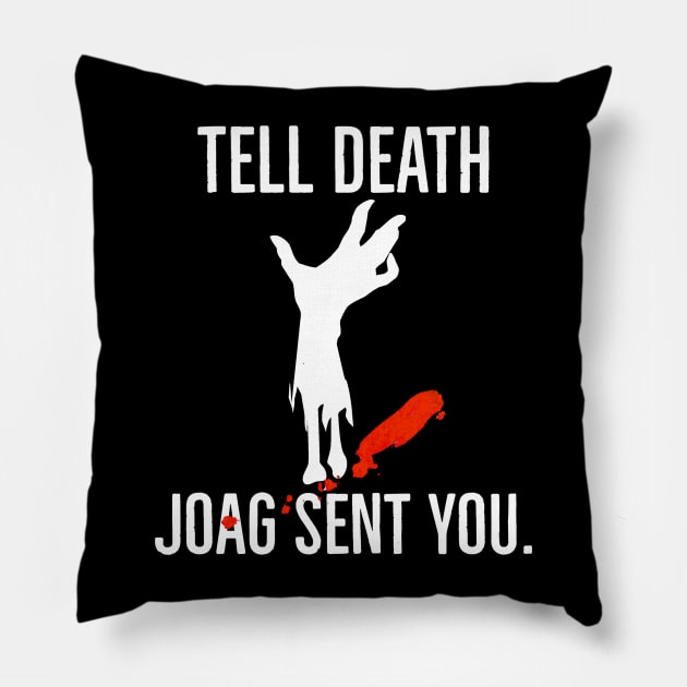 JoAG sent you  - dark backgrounds Pillow by Jack of All Graves