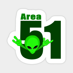 Alien area 51 Magnet