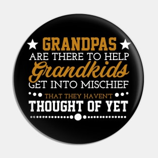 Fathers Day 2018 Grandpas Are There To Help Grandkid Get Into Mischief Pin