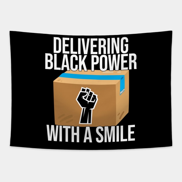 Delivering Black Power With A Smile Tapestry by Swagazon