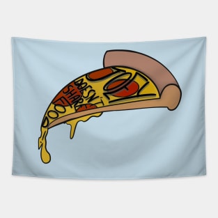 Joey loves pizza - lightblue Tapestry