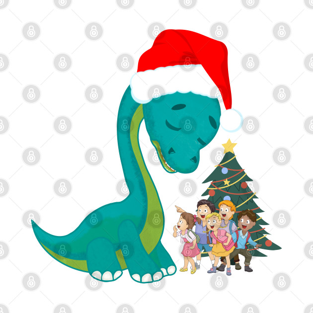 Dinosaur Santa Claus by FlippinTurtles