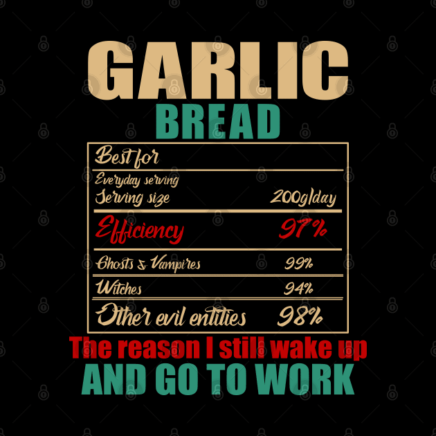 Garlic Bread Best For Facts by alcoshirts