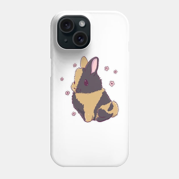 Harlequin Rabbit Phone Case by tigrecotone