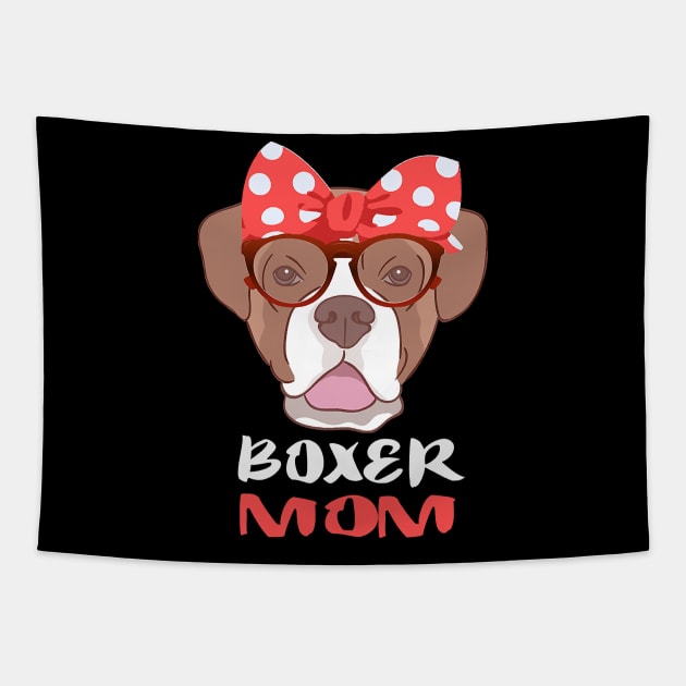 Boxer Dog Mom Tapestry by IainDodes