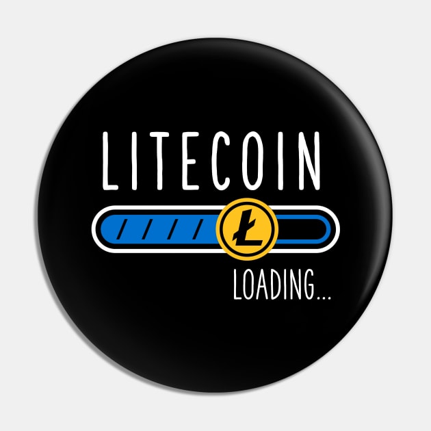 Litecoin LTC Is Loading Crypto Geek Hodl Moon BTC Pin by cranko