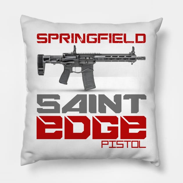 Springfield Saint Edge Pistol Pillow by Aim For The Face