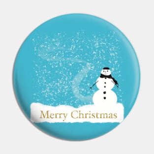 Hot snowman Pin