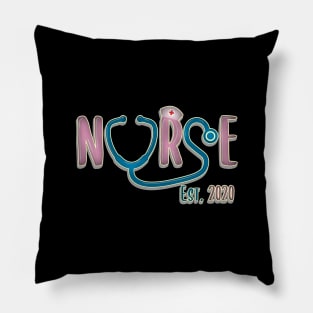 Nurse Est. 2020 - Registered Nurse Graduation Nursing Degree Gift Pillow