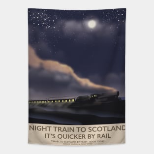 Night Train to Scotland Tapestry