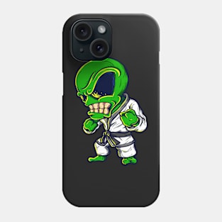 Karate Alien Retro Aliens Art Phone Case