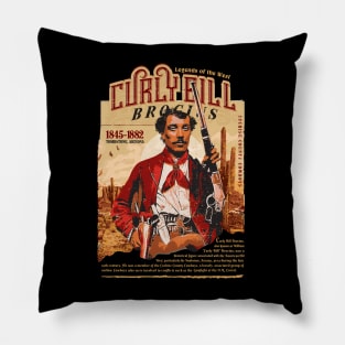 Curly Bill Brocius vintage style t-shirt Pillow