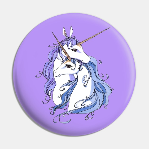 Beautiful Unicorns Pin by tfortwo