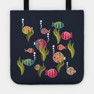 Fishes Pattern Tote