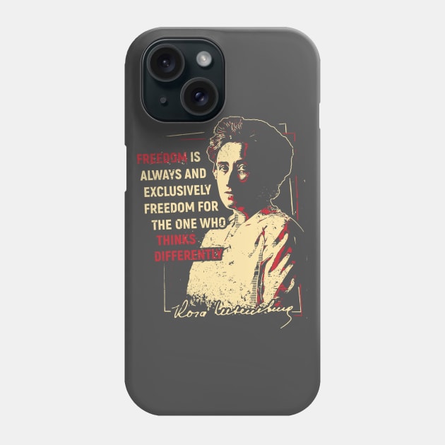 Rosa Luxemburg Phone Case by dan89