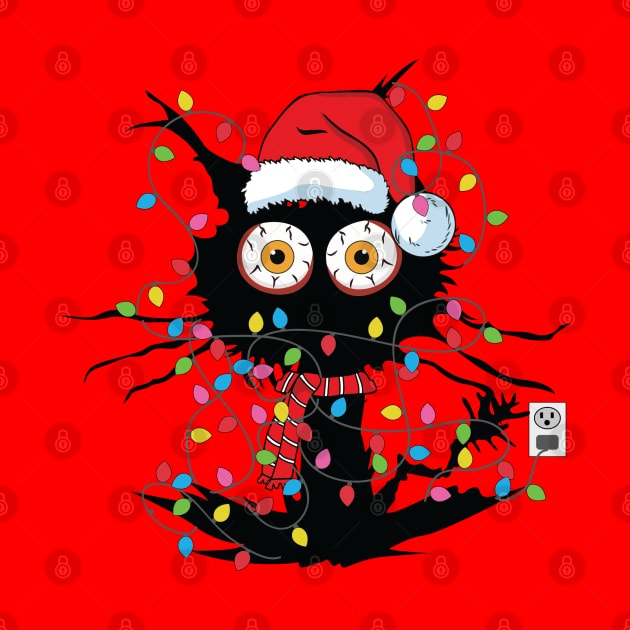 Funny Christmas Cat by Pop Cult Store